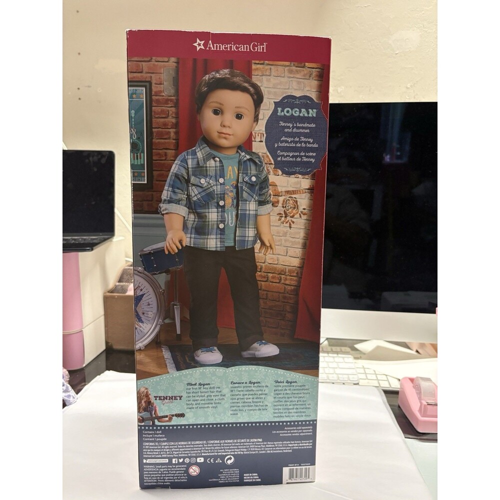 American Girl Logan Everett Boy Doll 18inch NIB. Retired